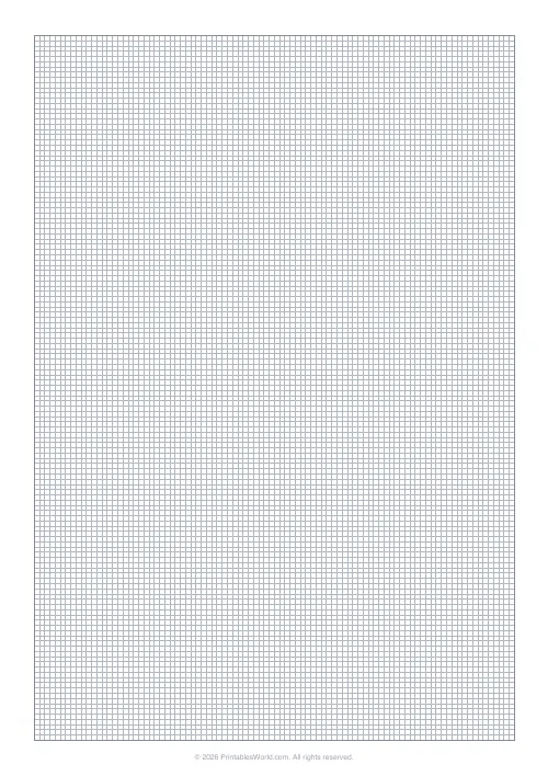 Free printable graph paper — 2 mm — PDF download