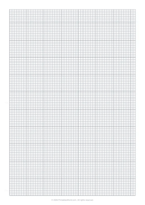 Free printable graph paper (Medium), PDF download