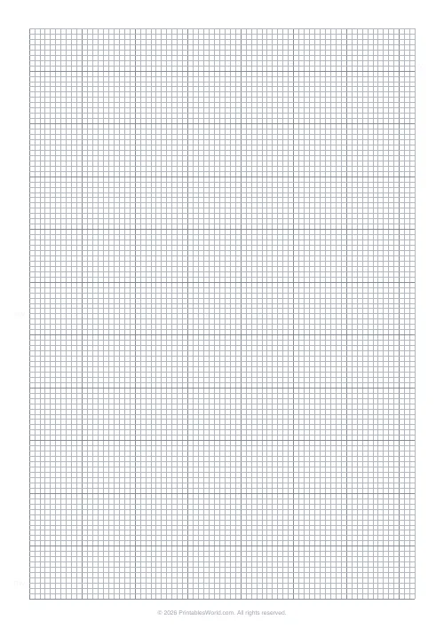 Free printable graph paper (2.5 mm), PDF download