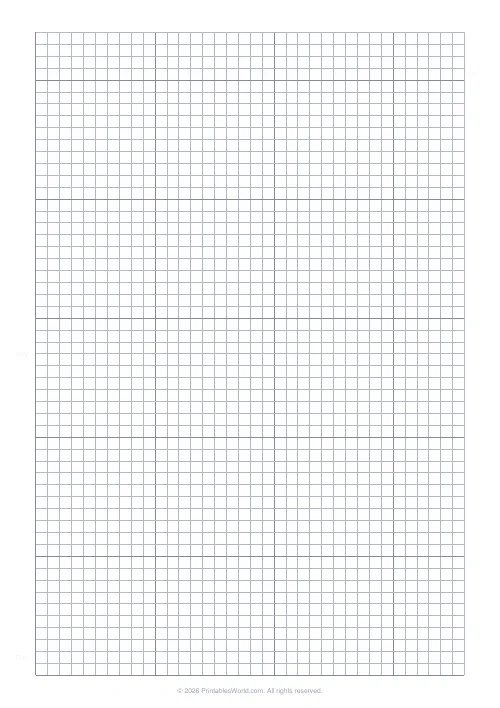 Free printable graph paper (5 mm), PDF download