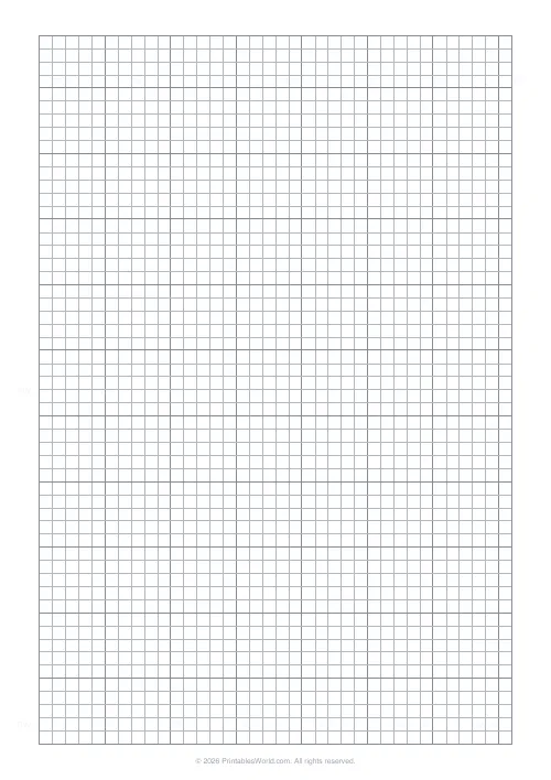 Free printable graph paper (Medium), PDF download
