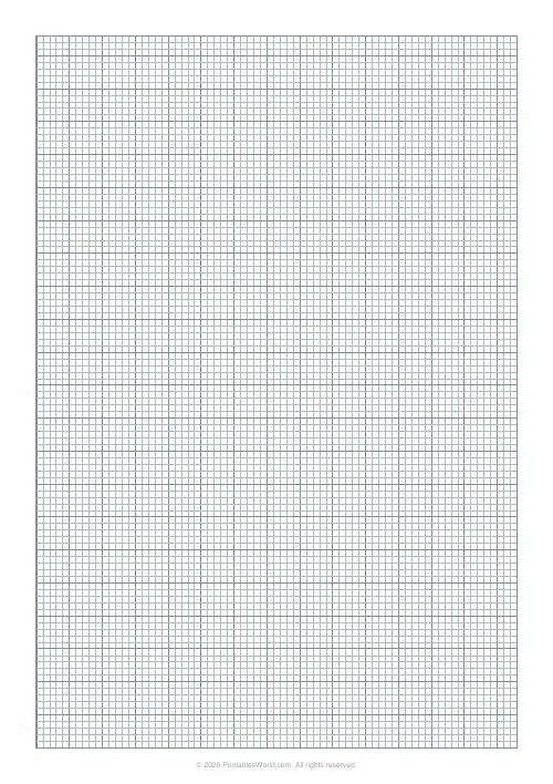 Free printable graph paper (2.5 mm), PDF download