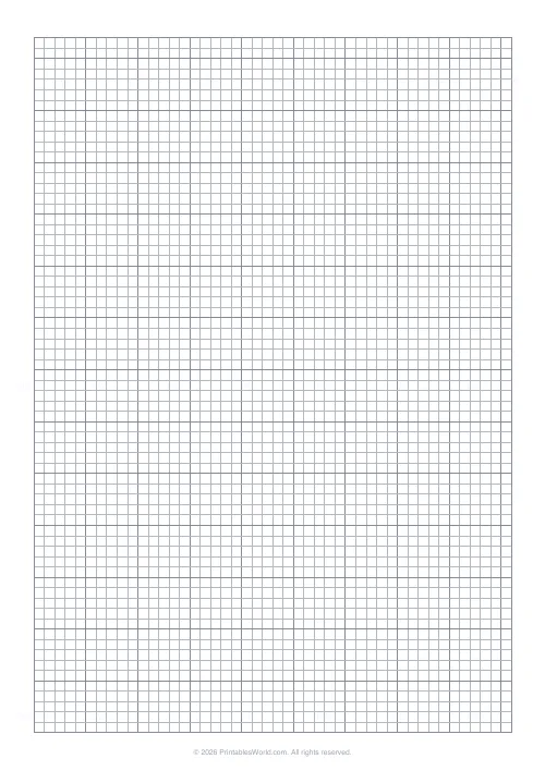 Free printable graph paper (4 mm), PDF download