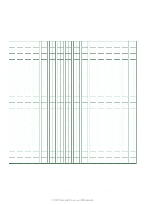 Free printable genko yoshi paper (16 columns), PDF download
