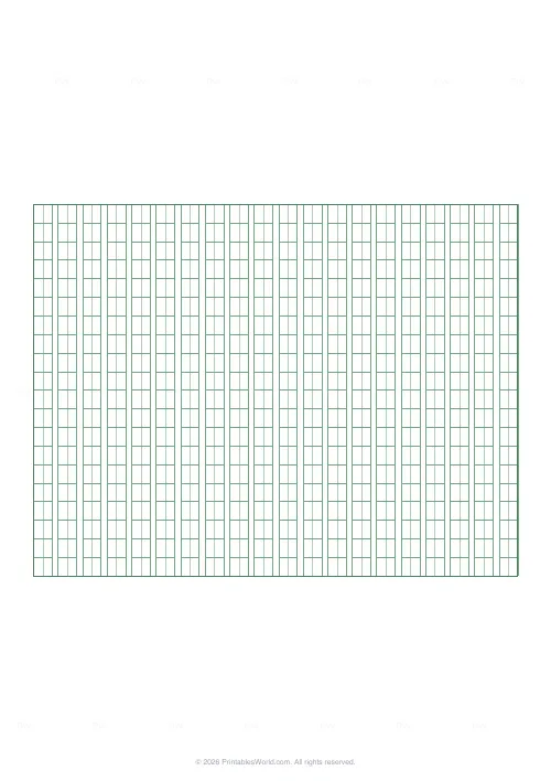 Free printable genko yoshi paper (20 columns), PDF download