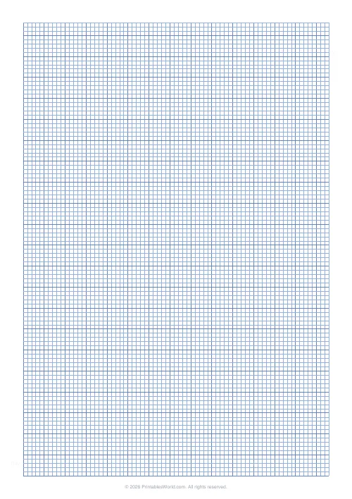 Free printable graph paper — 2.5 mm — PDF download