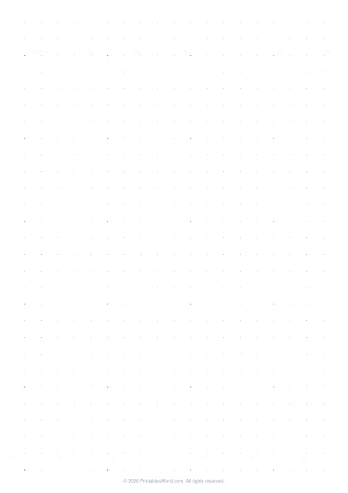 Free printable graph paper — Dot grid — PDF download