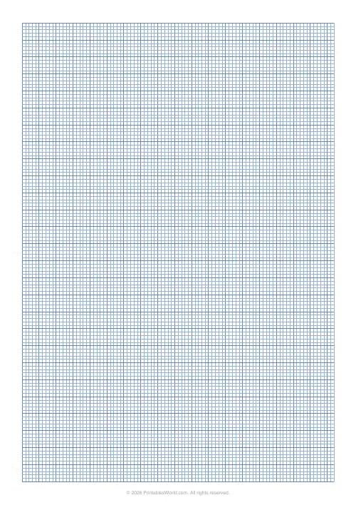 Free printable graph paper (Medium), PDF download