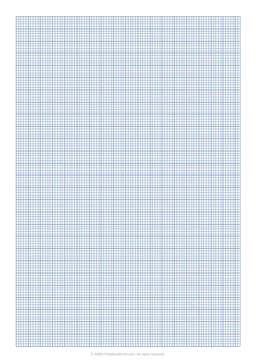 Free printable graph paper — 2 mm — PDF download