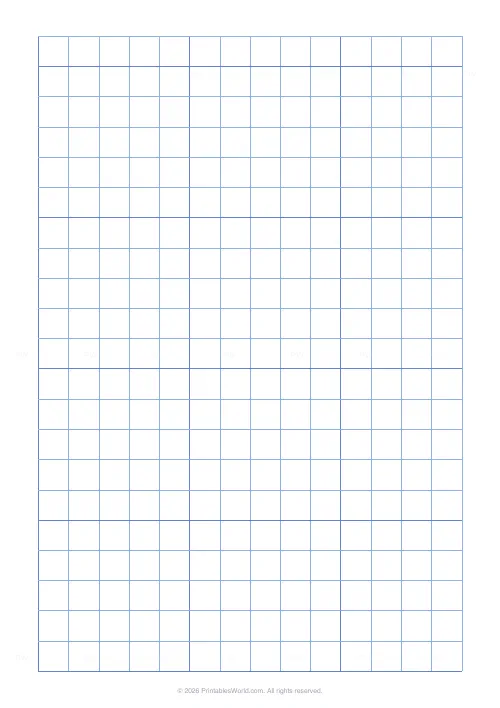 Free printable graph paper — Light — PDF download