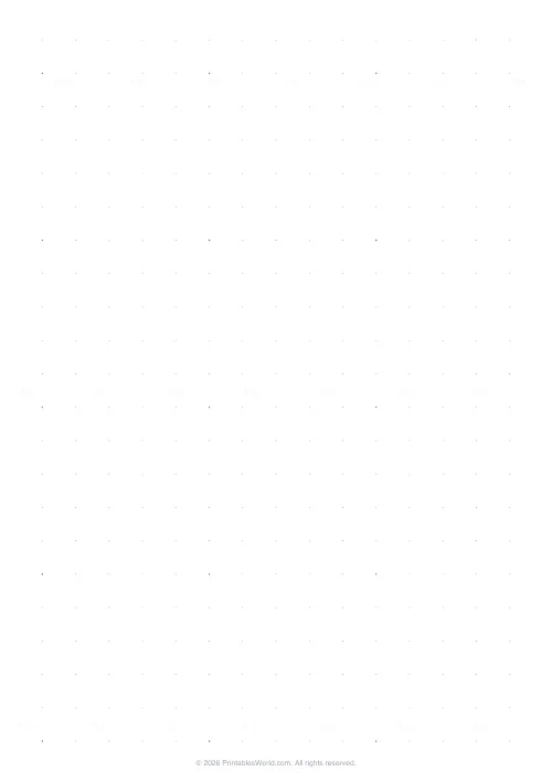 Free printable graph paper — Dot grid — PDF download