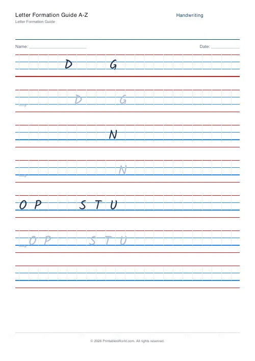 Free printable handwriting practice — Kalam — PDF download