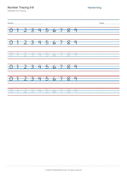 Free printable handwriting practice — Handlee — PDF download