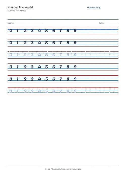 Free printable handwriting practice — Pacifico (cursive) — PDF download