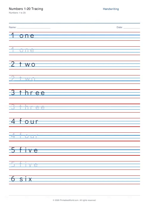 Free printable handwriting practice (Didact Gothic (print)), PDF download