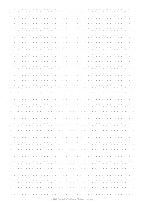 Free printable isometric dot paper (4 mm), PDF download