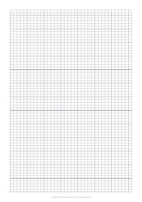 Free printable graph paper (Dark), PDF download