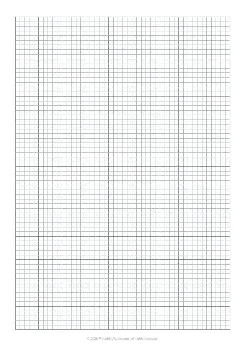 Free printable graph paper (Medium), PDF download