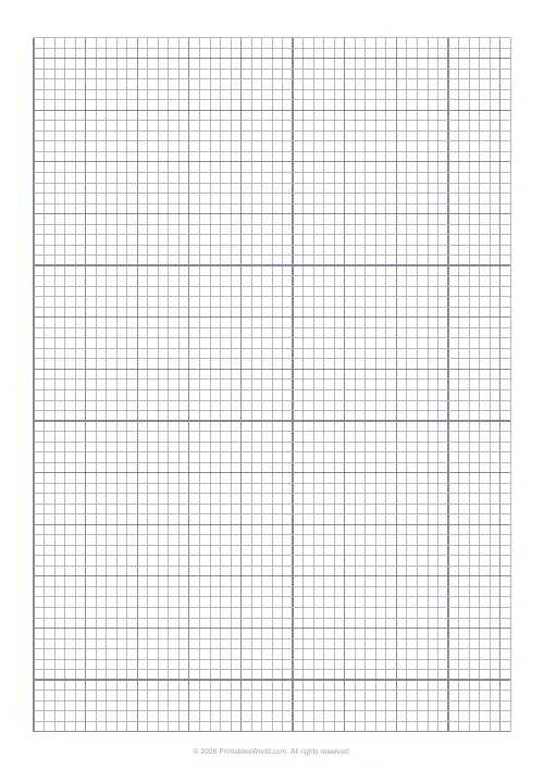 Free printable graph paper (Dark), PDF download