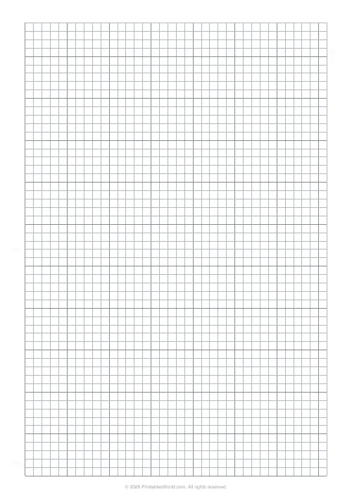 Free printable graph paper (5 mm), PDF download