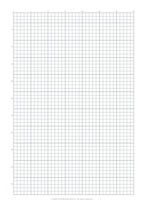 Free printable graph paper — 5 mm — PDF download