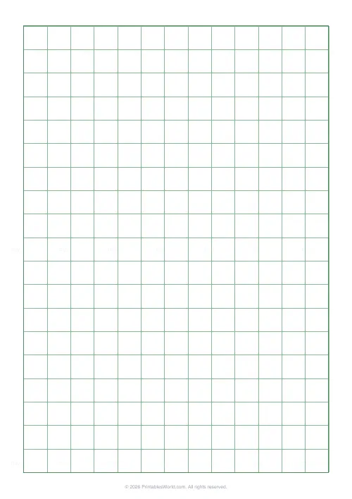 Free printable graph paper (Green (engineering)), PDF download