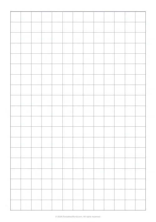 Free printable graph paper (Medium), PDF download
