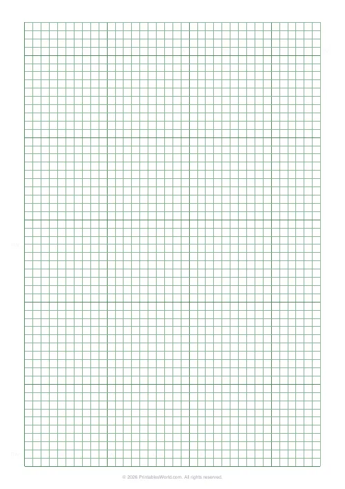 Free printable graph paper (Green (engineering)), PDF download