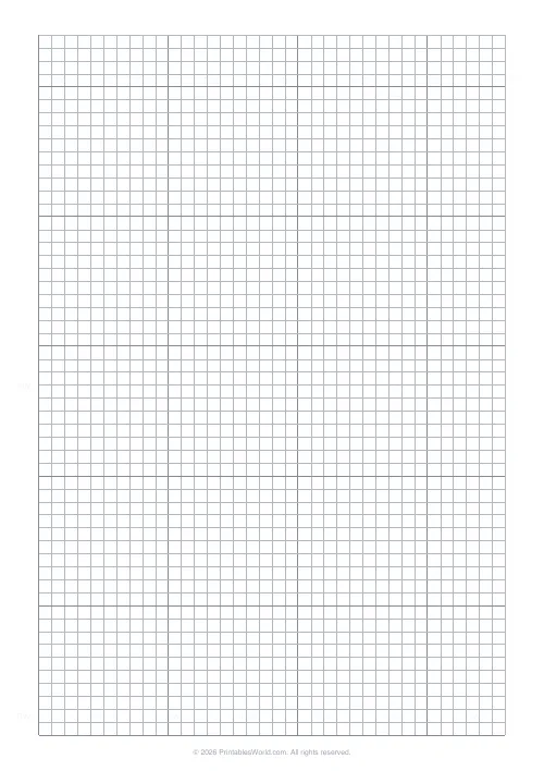 Free printable graph paper (Medium), PDF download