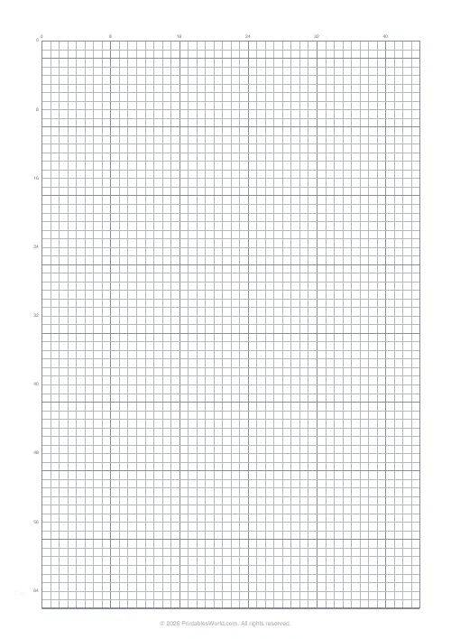 Free printable graph paper — 4 mm — PDF download