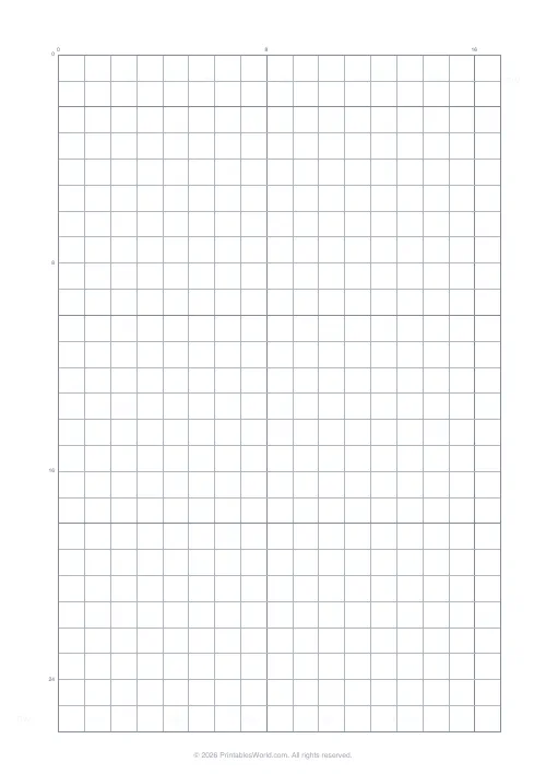 Free printable graph paper — 10 mm (1 cm) — PDF download
