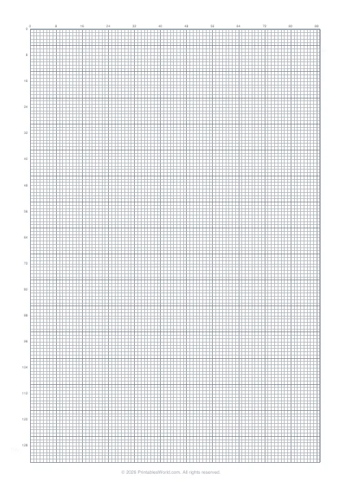 Free printable graph paper — 2 mm — PDF download