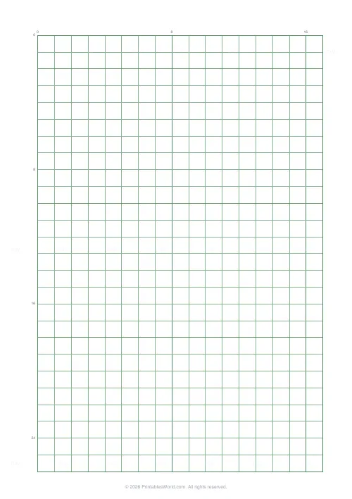 Free printable graph paper (Green (engineering)), PDF download