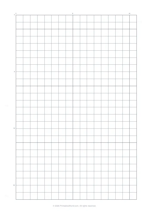 Free printable graph paper (10 mm (1 cm)), PDF download