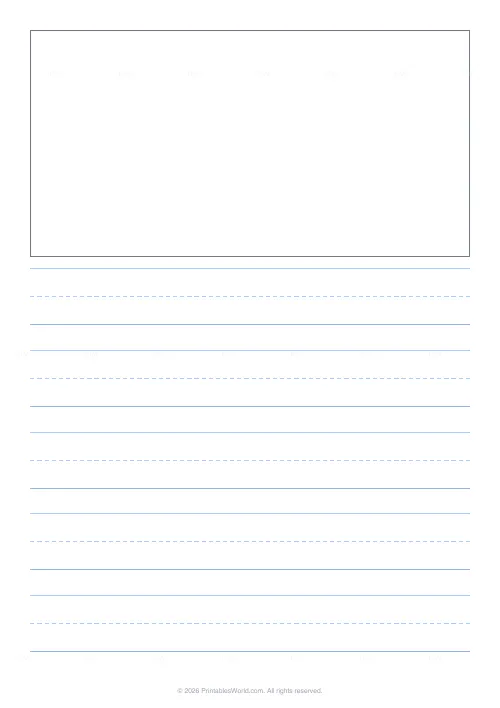 Free printable primary story paper (Small (35%)), PDF download