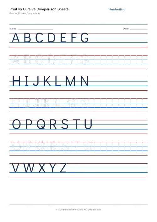 Free printable handwriting practice (Didact Gothic (print)), PDF download