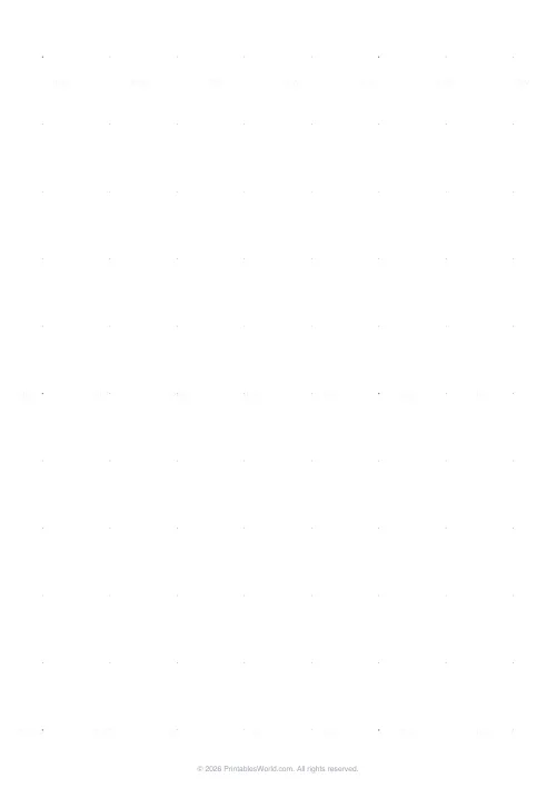 Free printable graph paper (Dot grid), PDF download