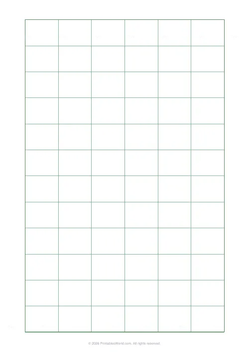 Free printable graph paper — Green (engineering) — PDF download