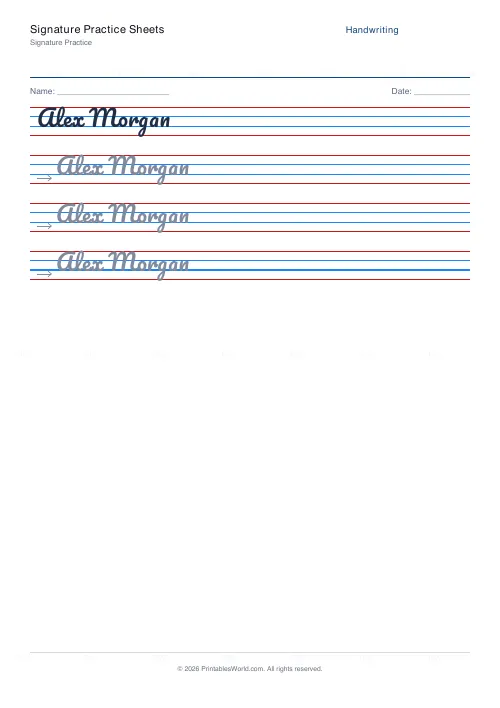 Free printable handwriting practice (Stroke arrows), PDF download
