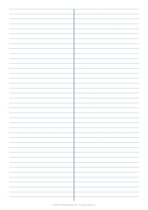 Free printable steno / shorthand paper — 7 mm — PDF download
