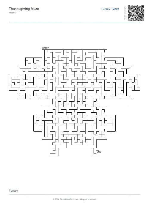 Free printable seasonal shaped maze (Medium cells), PDF download