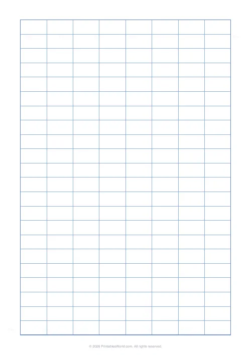 Free printable graph paper — Blue — PDF download