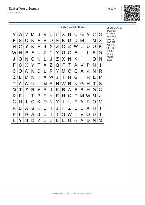 Free printable word search puzzle — With backwards — PDF download